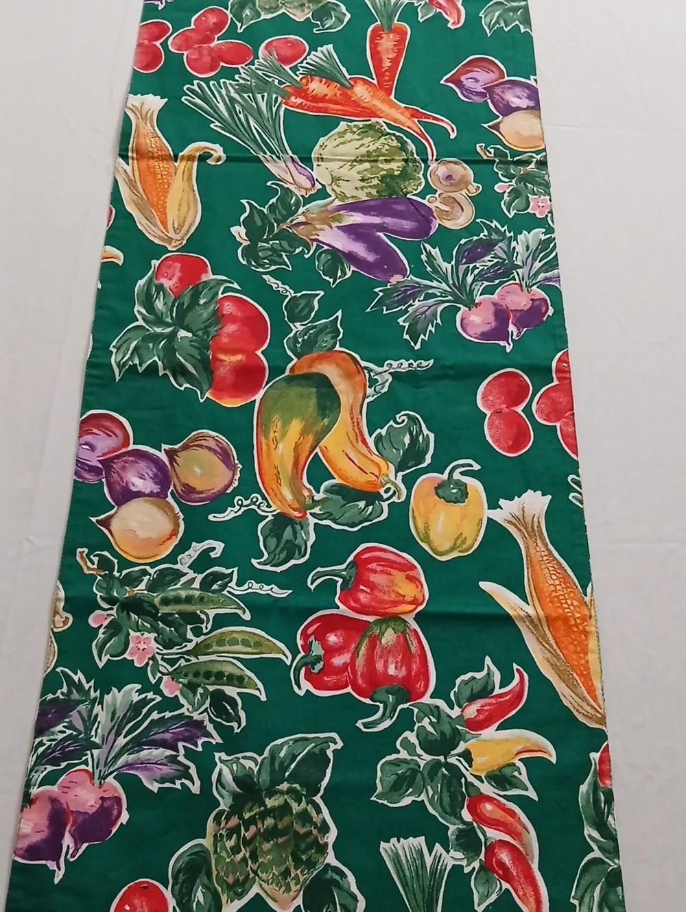 Handmade Reversible Vegetable Runner